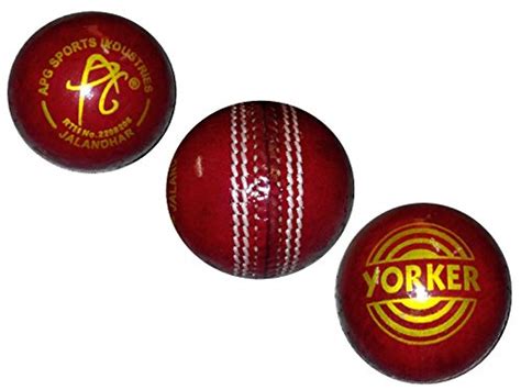 Apg Apg 98 Apg Leather Cricket Ball Yorker (Pack Of 1) : Amazon.in ...