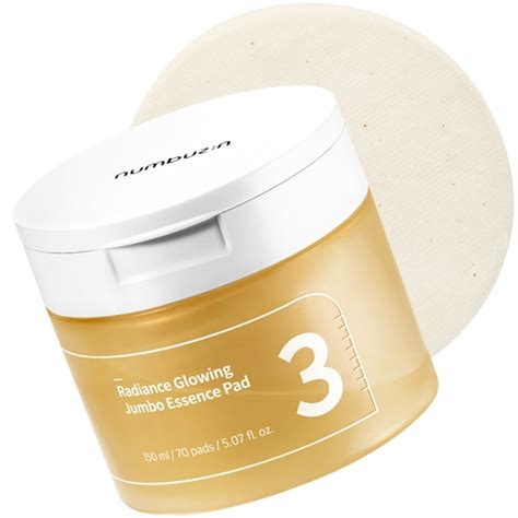 No.3 Radiance Glowing Jumbo Essence Pad 150ml with 70 Pads - Maccaron