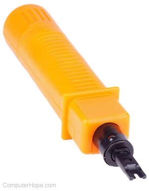 Image result for Using a Punch Down Tool