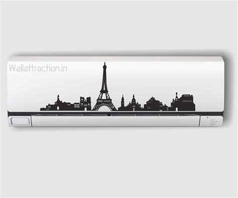 Wall Attraction Wonders Paris Air Conditioner Sticker AC Sticker ...