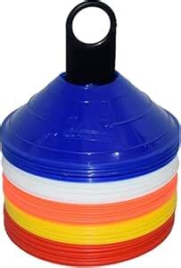 Buy SAS Sports Football Training Agility 2 inches Cone Set 50 Multi ...