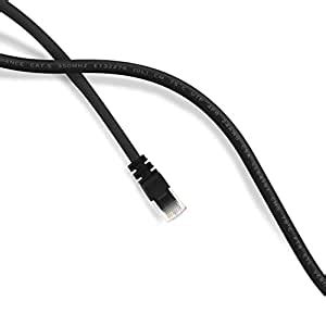 7 FT RJ45 CAT 5E MOLDED NETWORK CABLE - BLACK : Amazon.in: Computers ...