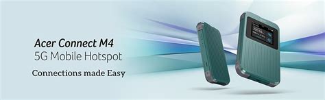 Acer Connect M4 5G Mobile Hotspot | WiFi 6 Dual Band | Connect up to 16 ...