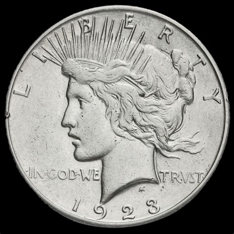 USA 1923 Silver Peace Dollar