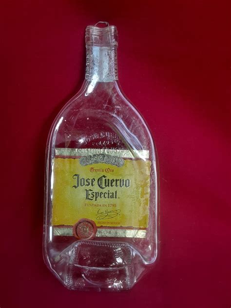 Flattened Kiln-Slump Melt Glass Bottles Jose Cuervo | Ubuy India