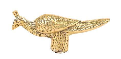 Buy Varda Handcrafted Bird Handle for Walking Stick (Gold) Online at ...