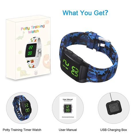 Potty Training Timer Watch | Rechargeable & Water Resistant | Smart ...