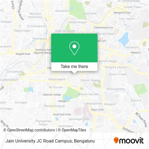 How to Get to Jain University JC Road Campus in Sudhama Nagar by Bus or ...