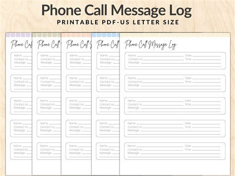 Image result for Telephone Call Log