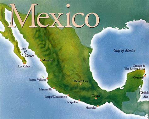 Graphical Map of Mexico 的图像结果
