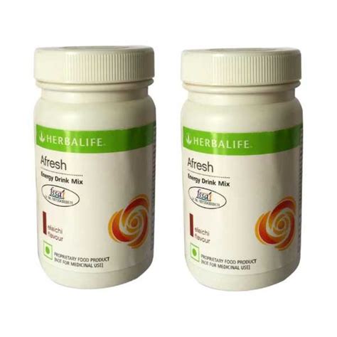 Herbalife Afresh Energy Drink Mix (50gm, Elaichi, Pack of 2) Price in ...