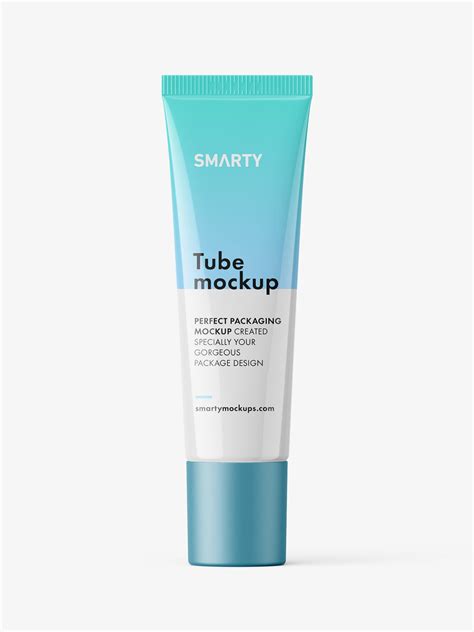Glossy tube mockup - Mockups Design