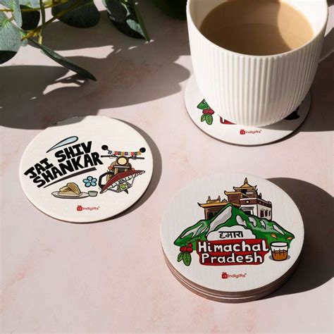 Himachal Pradesh - Souvenir Coaster Cum Fridge Magnets - Discovering I ...