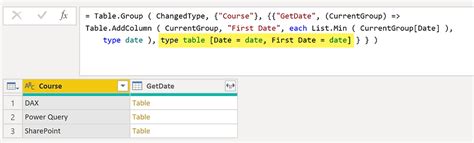 Image result for Power Query Columns Type