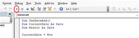 Excel DateAdd Function 的图像结果