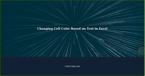Image result for Excel Change Text Color Based On Function Result