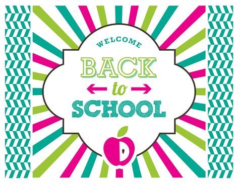 Free Printable Welcome Back Sign Templates [PDF, Word]