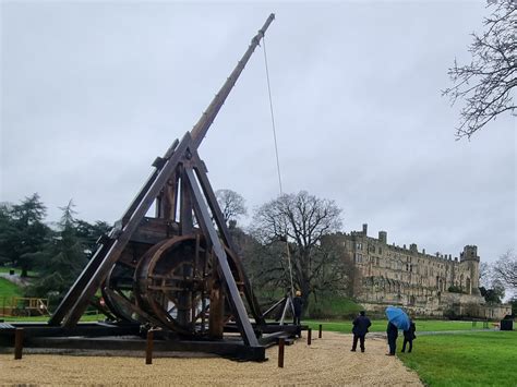 Electric Winch Catapults Trebuchet into the Spotlight at Warwick Castle