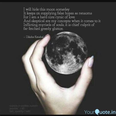 I will hide this moon som... | Quotes & Writings by Diksha Kaushal ...