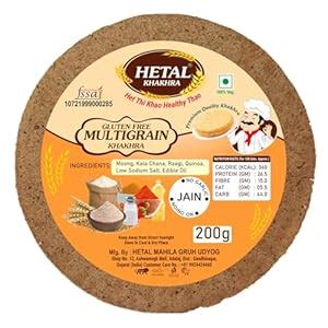 HETAL KHAKHRA Multigrain Khakhra | High Protein High Fiber |Healthy ...