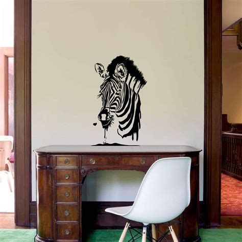 Zebra Paint Wall Sticker – WallDesign