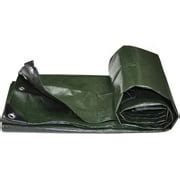 Buy Alion Home Dark Green Heavy Duty All Purpose Poly Tarp 12Mil ...