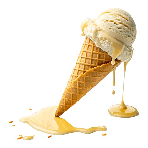 Vanilla Ice Cream Cone Melting 559 Vanilla Ice Cream Cone Melting