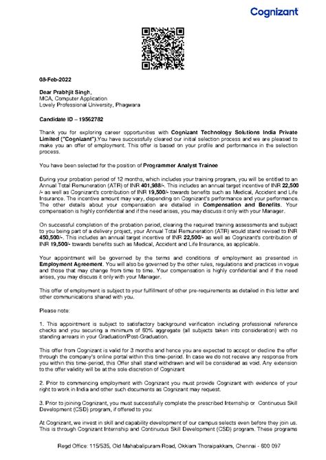 19562782 00046923219 1 - 08-Feb- Dear Prabhjit Singh , MCA, Computer ...