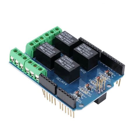 4 Channel 5V Relay Module Shield for Uno | Robodo