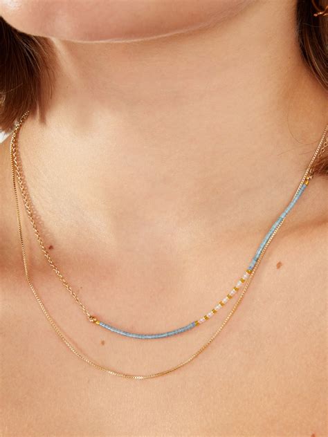 Buy Layered Mini Bead Necklace Online - Accessorize India