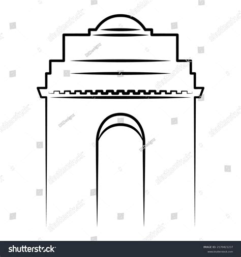 Indian Gate Drawing