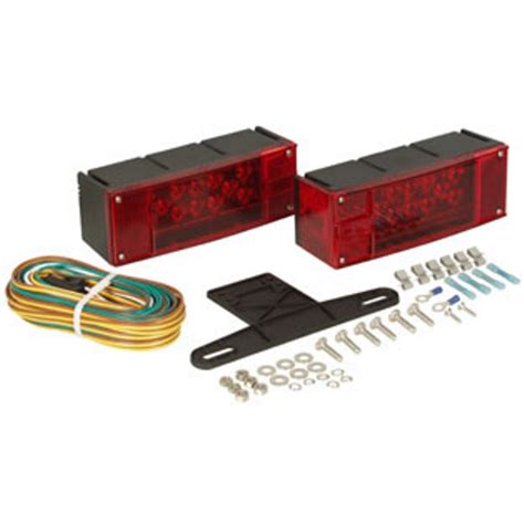 12V LED Trailer Tail Lights Kit Waterproof Low Profile LED Trailer ...