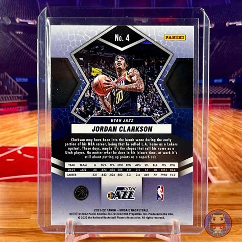 NBA Cards - Jordan Clarkson 2021-22 Panini Mosaic #4, Hobbies & Toys ...