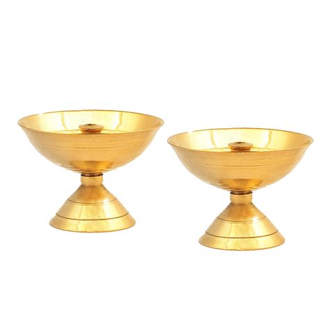 Buy Shubhkart Nitya Pyali Diya (Size 0) -31 Gm | High Quality Oil Lamp ...