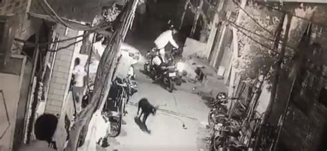 Gang war in Delhi: Chilling CCTV footage shows 4 men chasing and ...