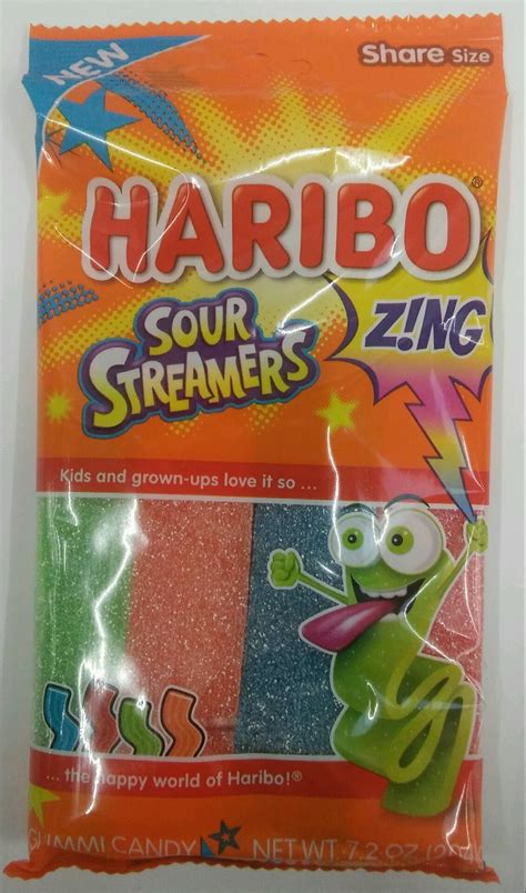 Haribo Z!NG Sour Streamers Chewy Candy - 7.2oz – BrickSeek