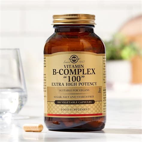 Solgar B-Complex 100 Tabletas 100 unidades – Yaxa Colombia