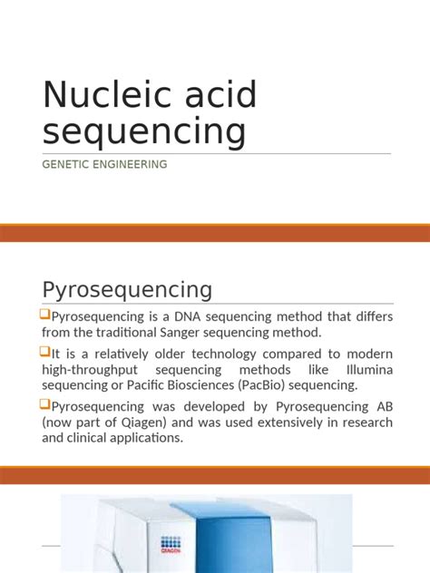 Nucleic Acid Sequencing | PDF | Dna Sequencing | Polymerase Chain Reaction