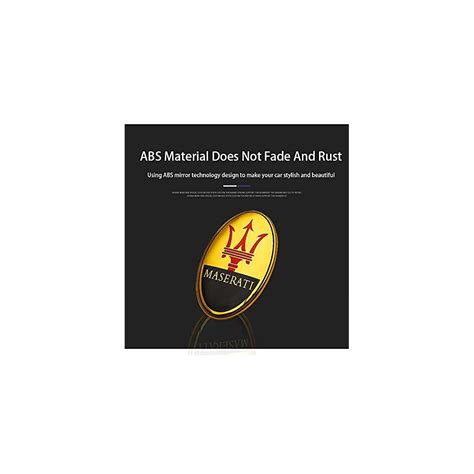 Buy GRUTZ for Maserati Hood Emblem Front Engine Cover Emblem Hood Mark ...