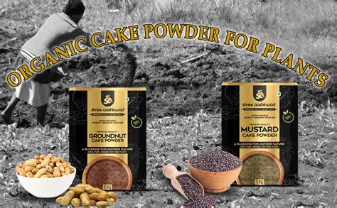 SHREE AASHIRWAD Groundnut Oil Cake Powder - 1 Kg | Organic Fertilizer ...