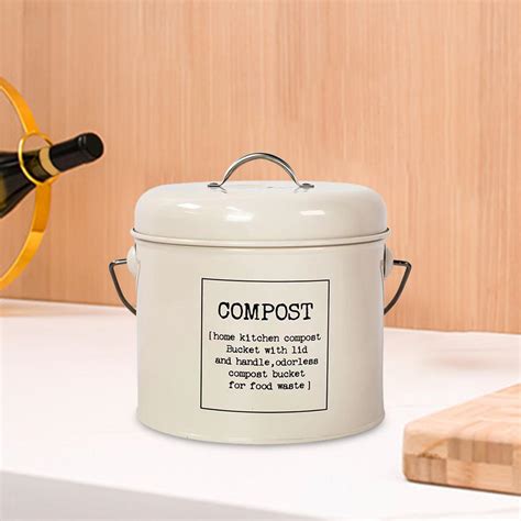 Food Compost Trash Cans Indoor Compost Bucket Eco-Friendly Container ...