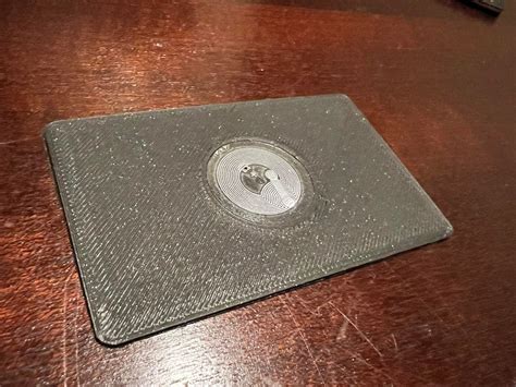 Credit card sized NFC tag for 25mm NTAG213 by HexScan3D | Download free ...