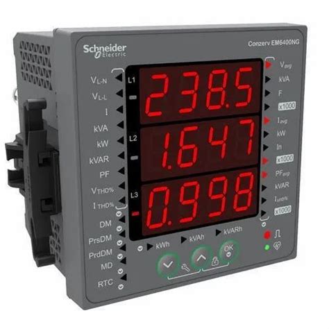 Three Phase Digital Meters - Genus 3 Phase Meter Multi Function Meter ...