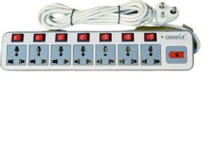 CANDLE ABS UNBREAKABLE LONG COPPER WIRE 7 SWITCHES+ POWER STRIP(7+7) 7 ...