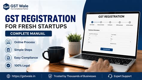 Complete Manual on GST Registration Registration Process for Fresh Startups