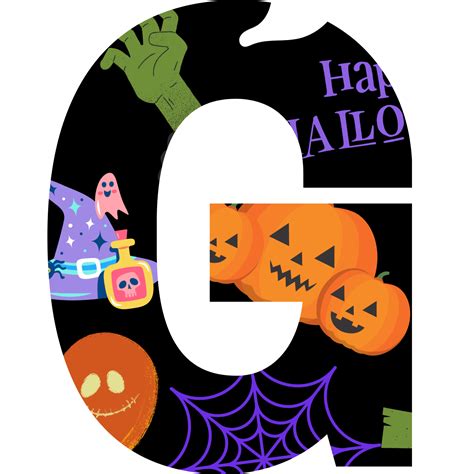 Halloween Letters Printable - Printable Free Templates