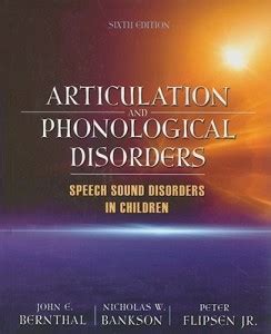 Articulation and Phonological Disorders: Buy Articulation and ...