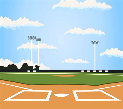 Baseball Field Vector Art 的图像结果