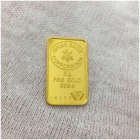 スイスバンク SWISS BANK CORPORATION インゴット K24(金)｜売買されたオークション情報、yahooの商品情報を ...