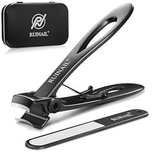RUINAIL Big Nail Clippers for Thick Toenails Wide Jaw Opening Nail ...